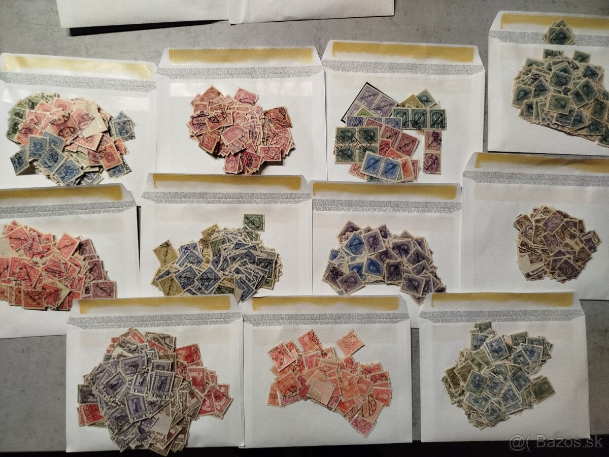 Rakúsko (r. 1890-1935) - plná krabica známok - 9