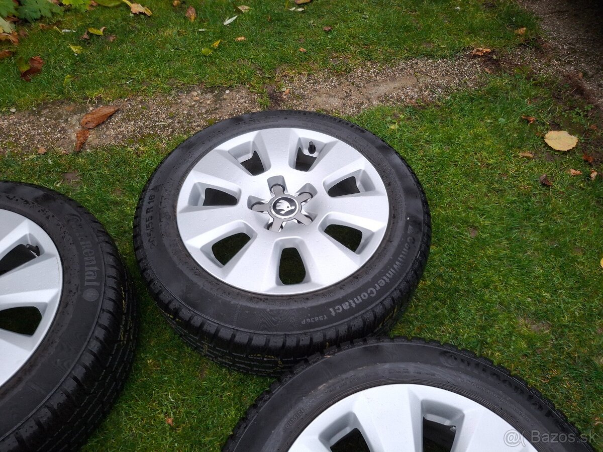 16" ALU 5x112 orig AUDI / Škoda a iné + 205/55 r16 8,5mm - 9