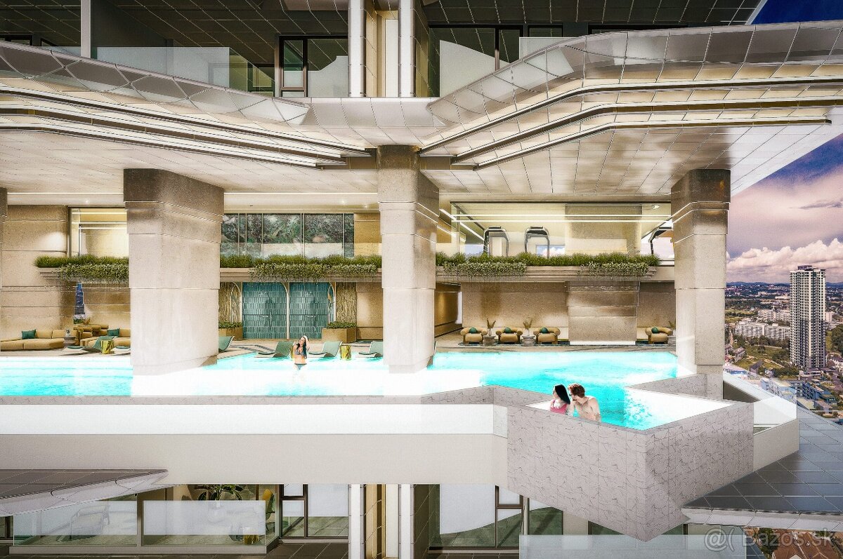 Sea Spire Jomtien: ikonické aprtmány v prvej línii pláže - 9