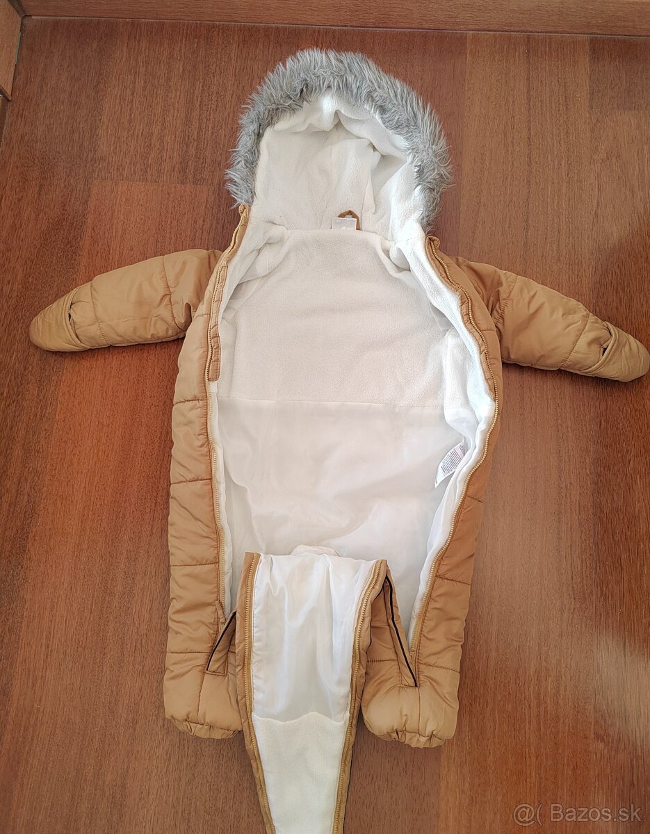 Zimná kombinéza hnedá v.86 - 9