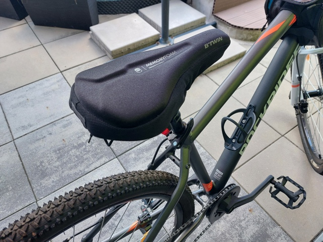 nový horský bicykel ST 120 27.5 sivo oranžový - 9