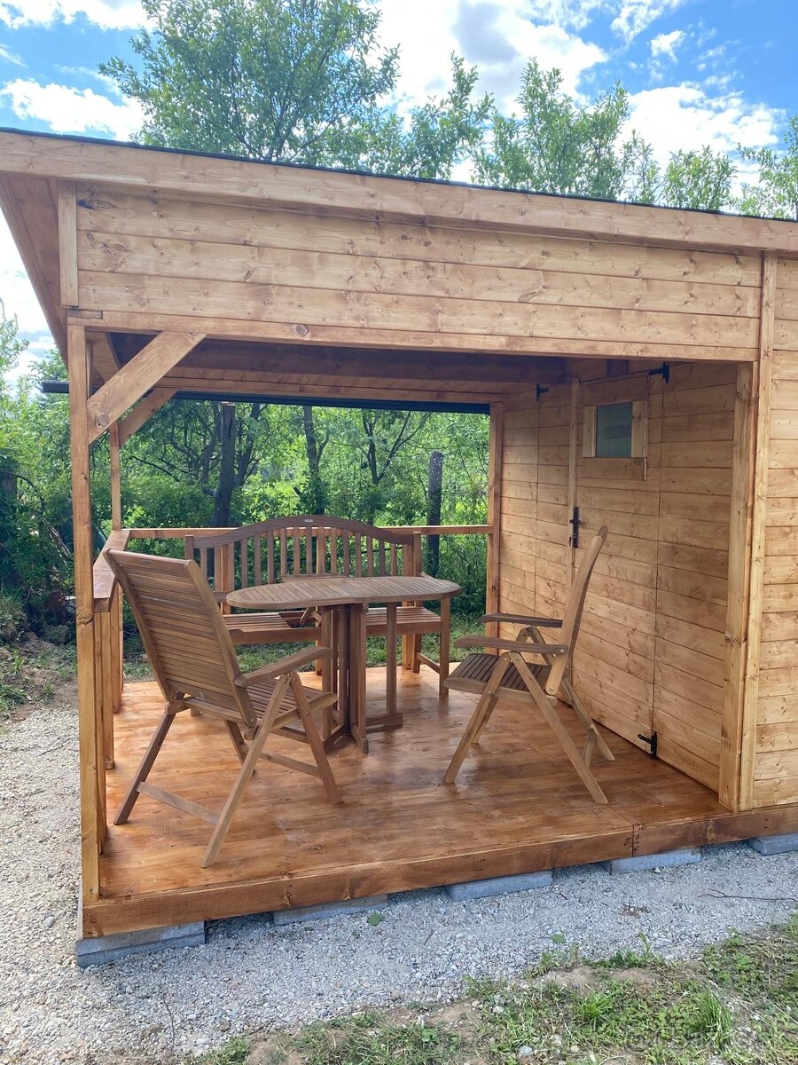 Pergoly, prístrešky, záhradné domčeky a ine veci na záhradu - 9