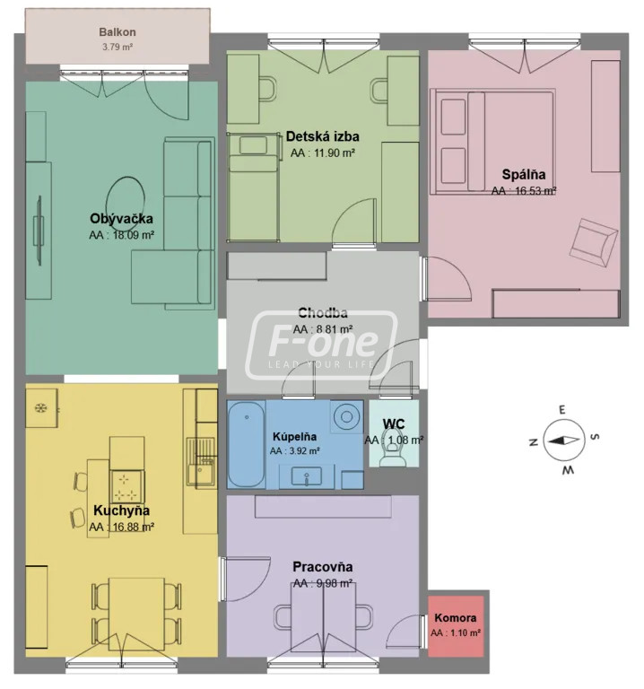 Predaj | 4-izbový byt v Považskej Bystrici – lokalita Hliny - 9