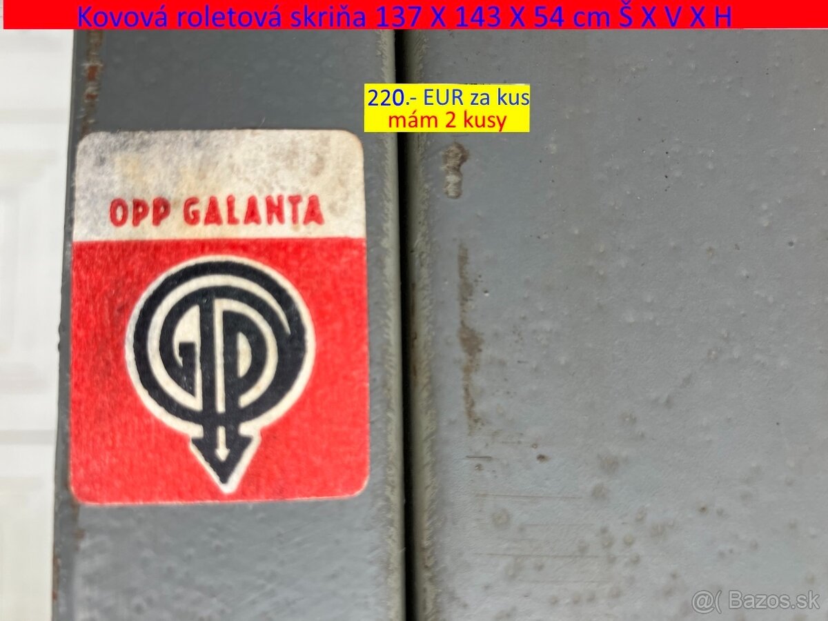 Kovová roletová skriňa - 9