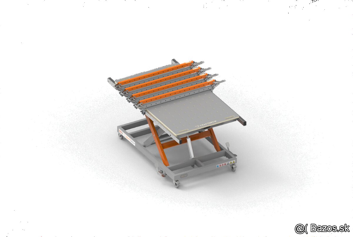 manipulačný vozík, nožnicový stôl, pracovný stôl - 9