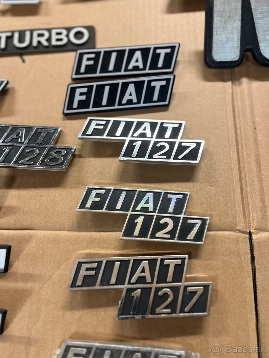 Fiat štítky, znaky - 9