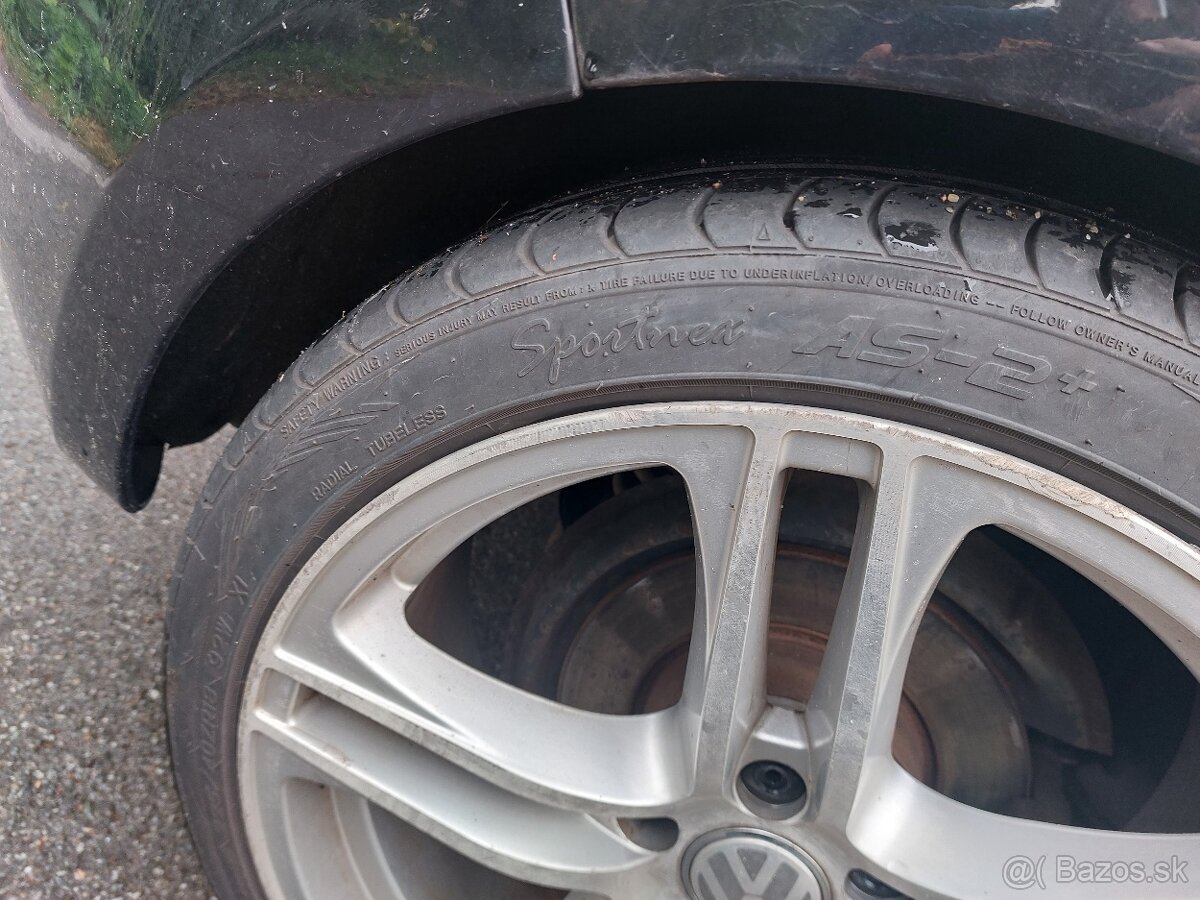 VW letne pneu R18 5x112 disky - 9