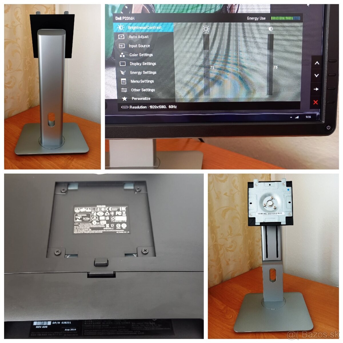 Dell P2314H . 23" 59cm IPS, Full HD TOP STAV - 9