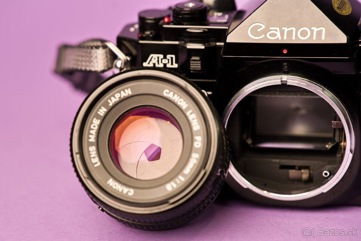 Canon A1. FD 1:1.8/50mm - 9