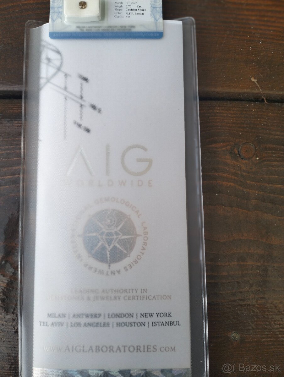 Prírodný diamant 0,7 karat - 9