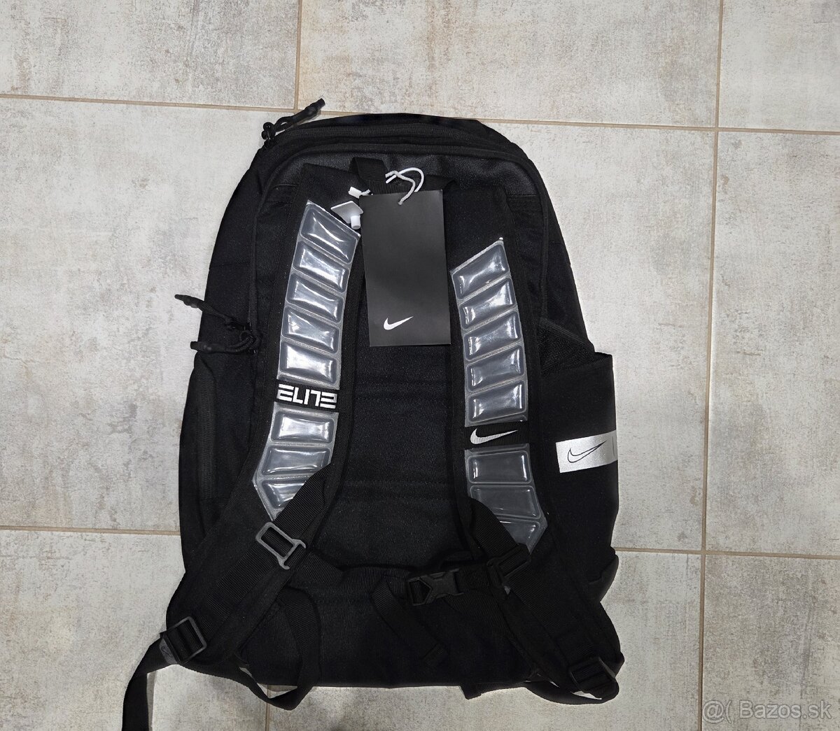 Nike elite backpack cierny/modry - 9