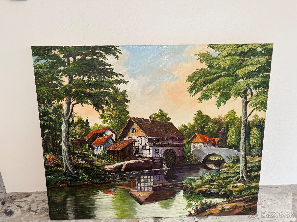 Starožitny obraz veľkoformátový xxl - 9