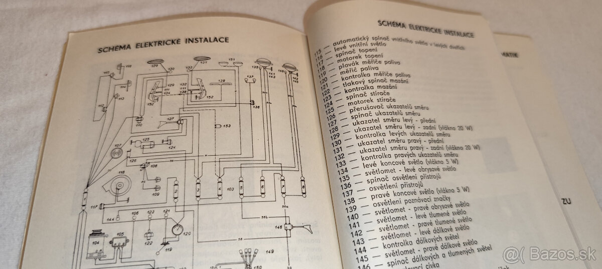Škoda 1000 MB – příručka - návod k obsluze a údržbě Š1000 - 9