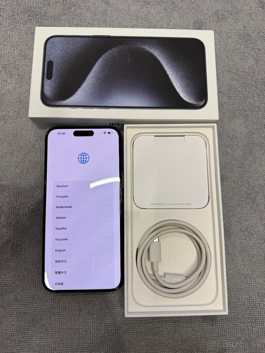 Predám iPhone 15 pro max 256gb Blue Titanium - 9