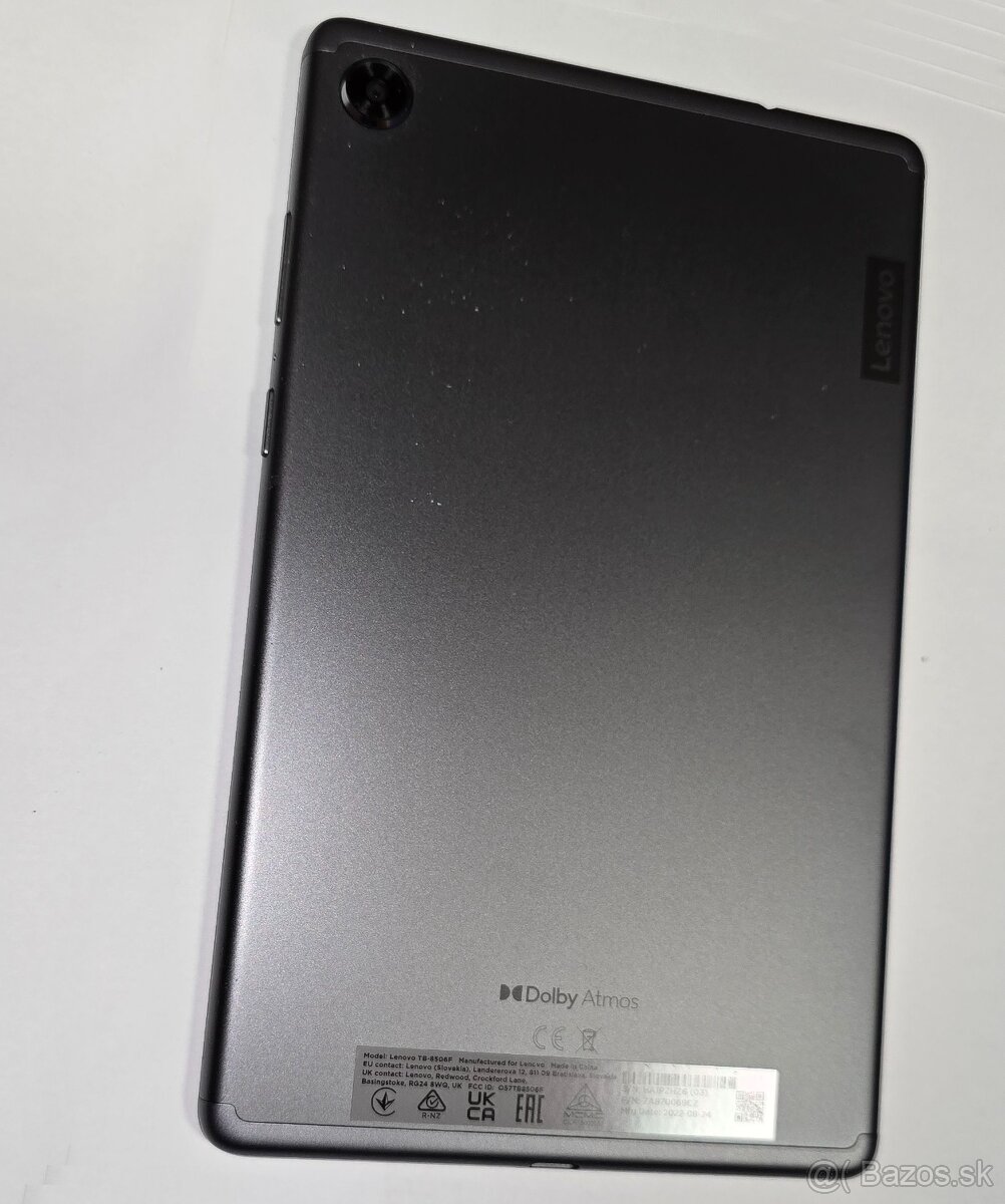Lenovo Tab M8 (TB‑8506F) – Wi‑Fi, 3 GB RAM / 32 GB, Iron Gre - 9