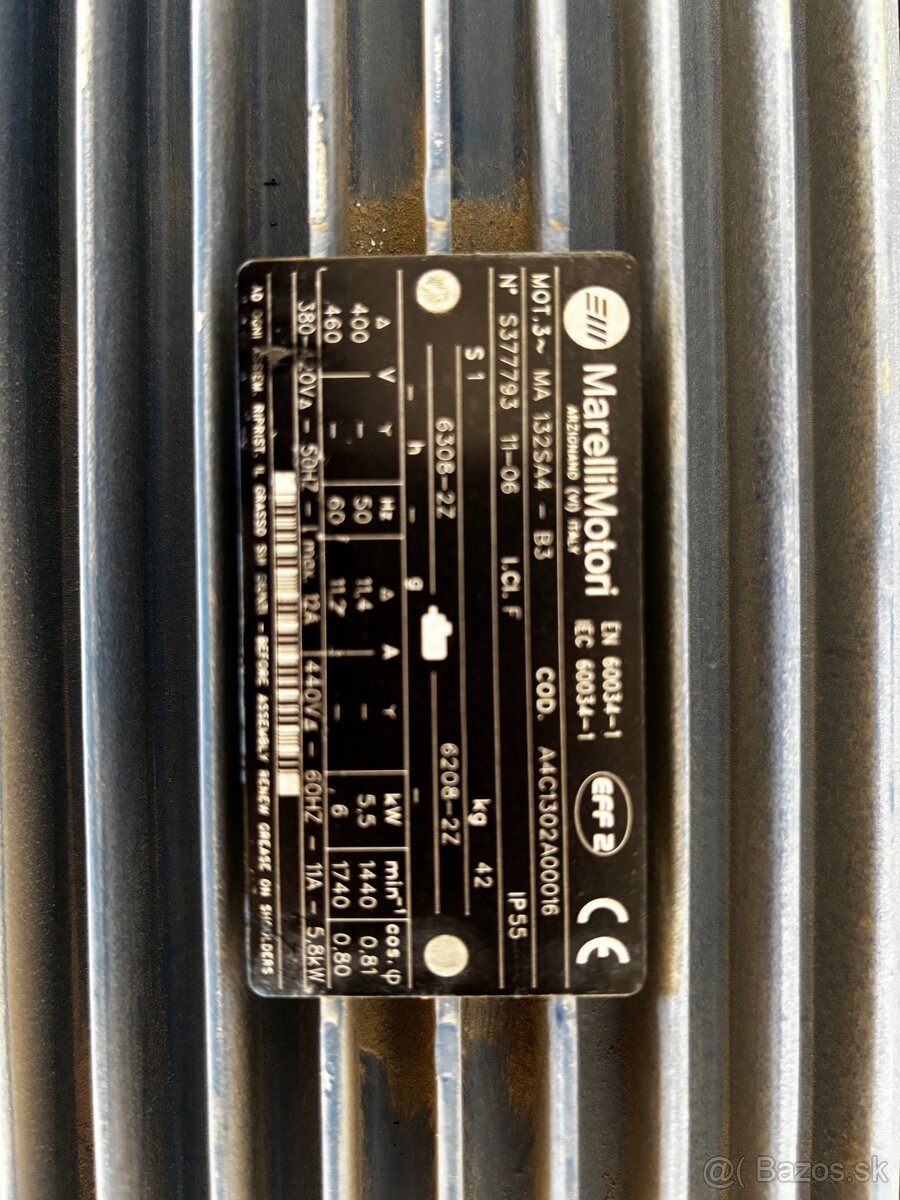 Elektromotory 5,5kw - 9