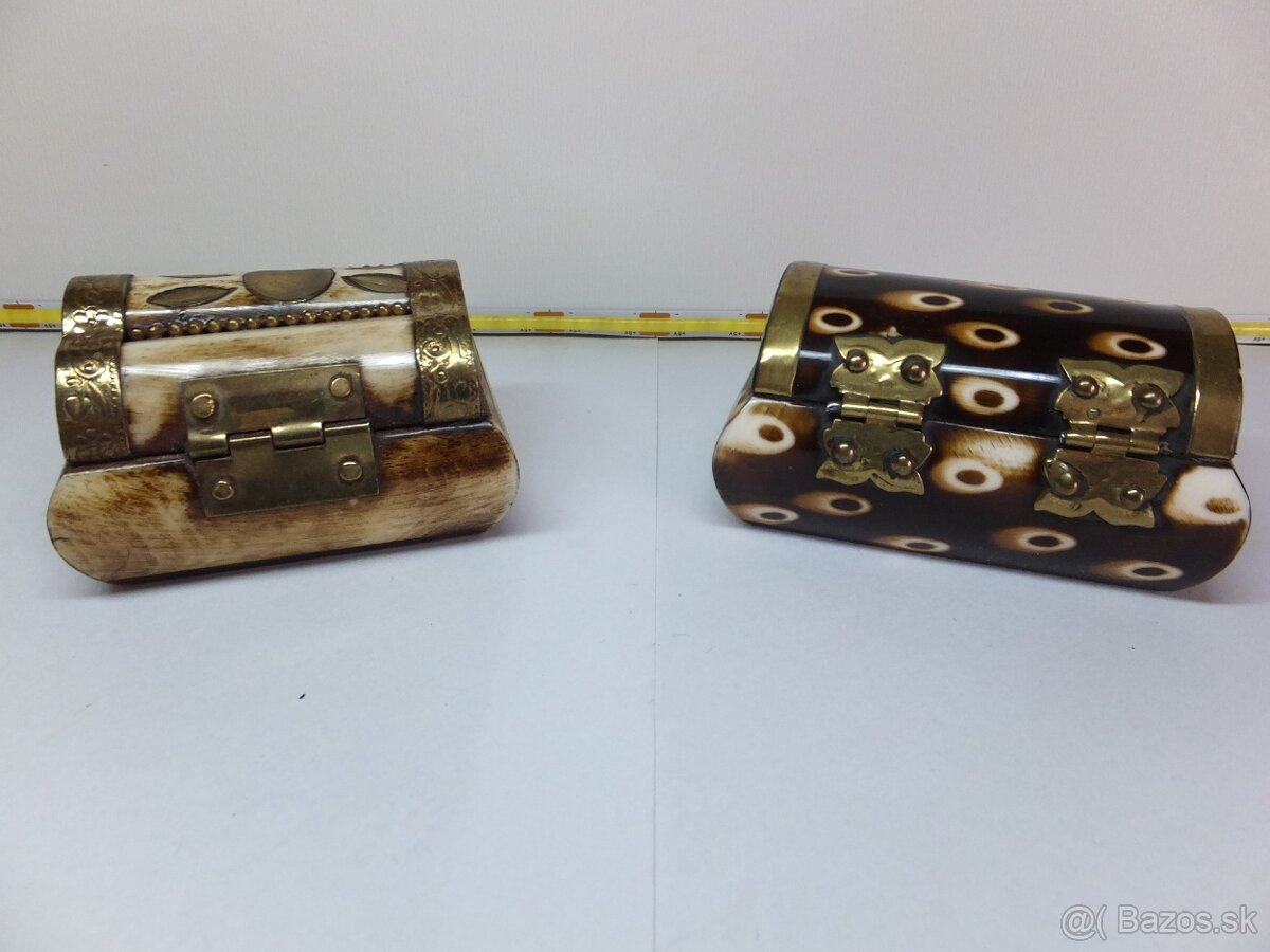 Set, orientální pěkné šperkovnice 5 kusů. - 9