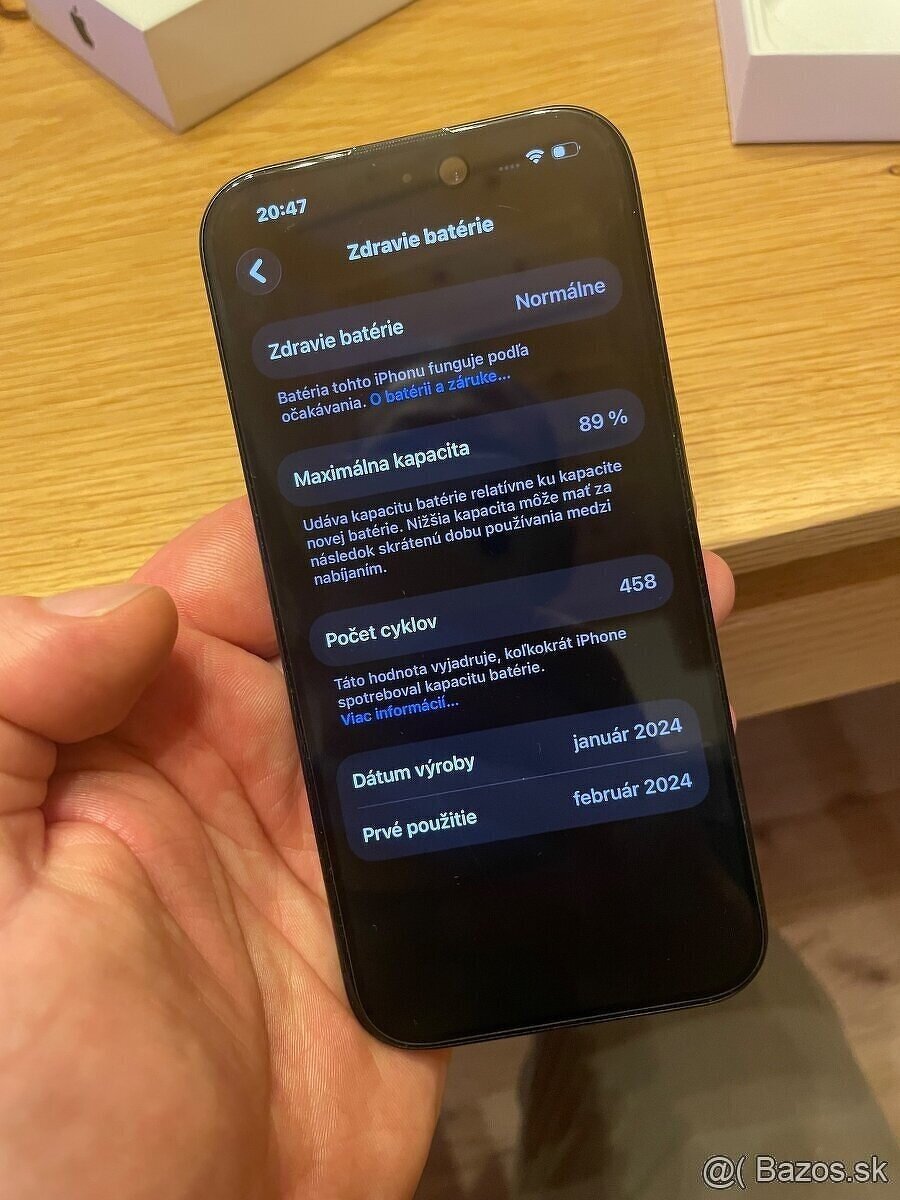 IPHONE 15 PRO BLACK 128GB - 9