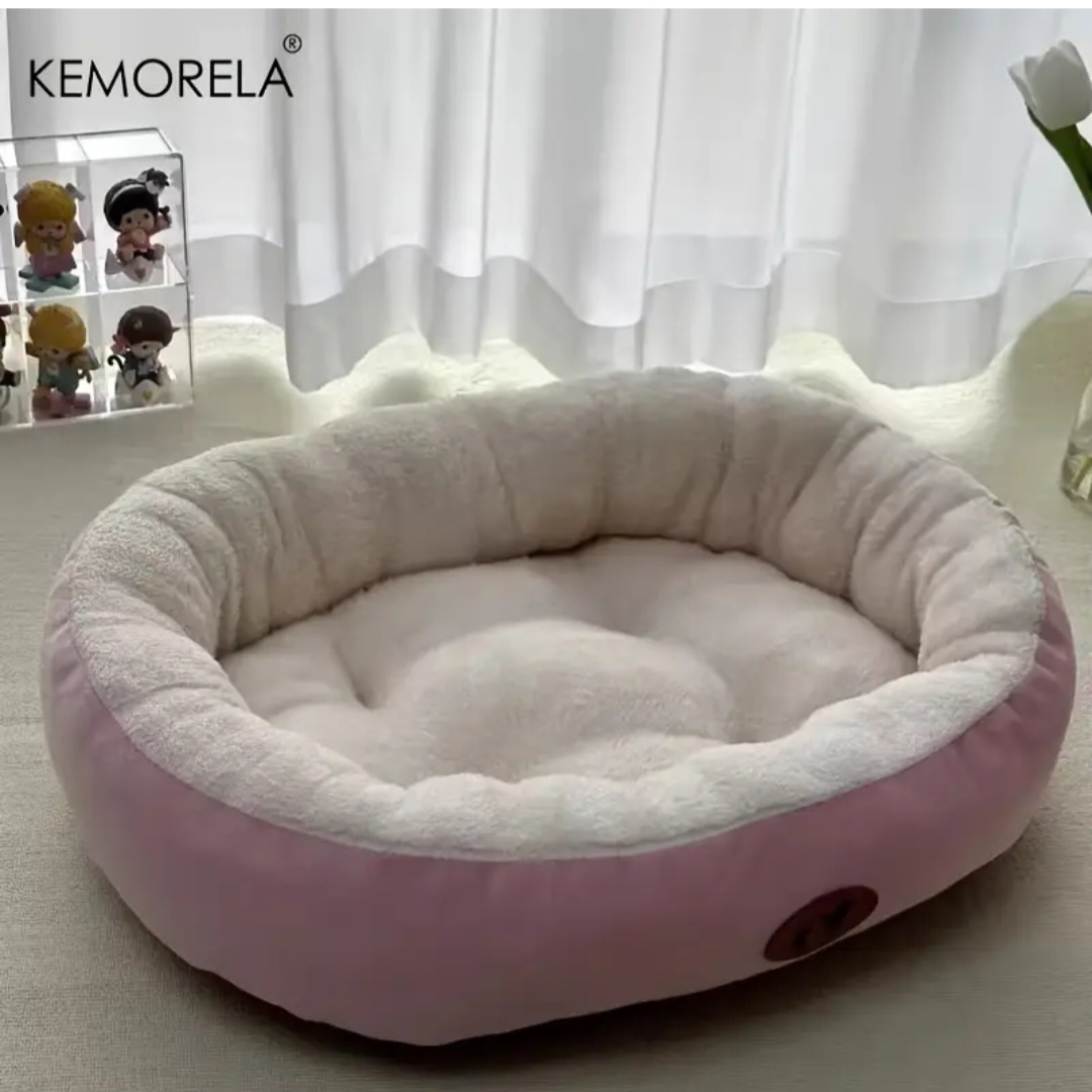 Ružový alebo šedý pelech rozmeru cca 70x60cm a 60x50cm - 9