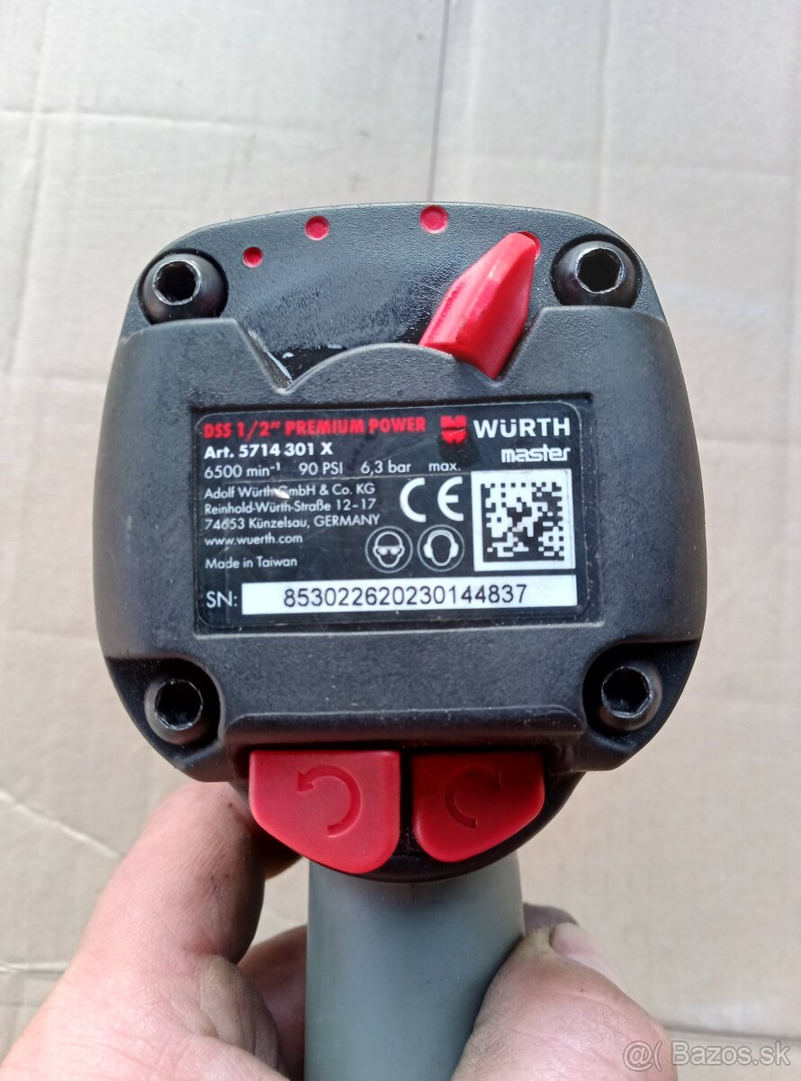 WURTH Pneumaticky razovy utahovak - 9