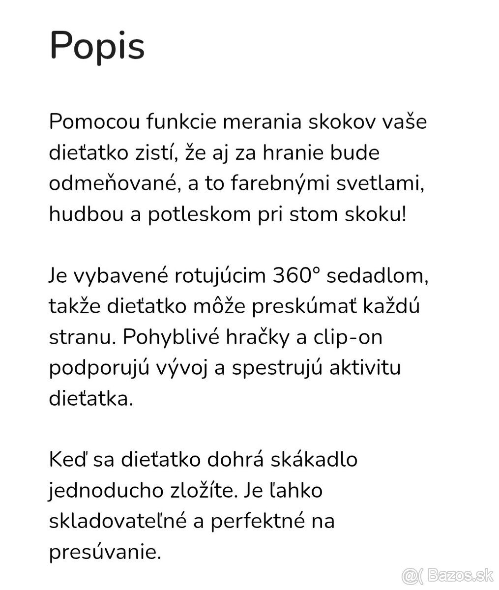 Predám skakadlo SKIP HOP 2v1 - 9