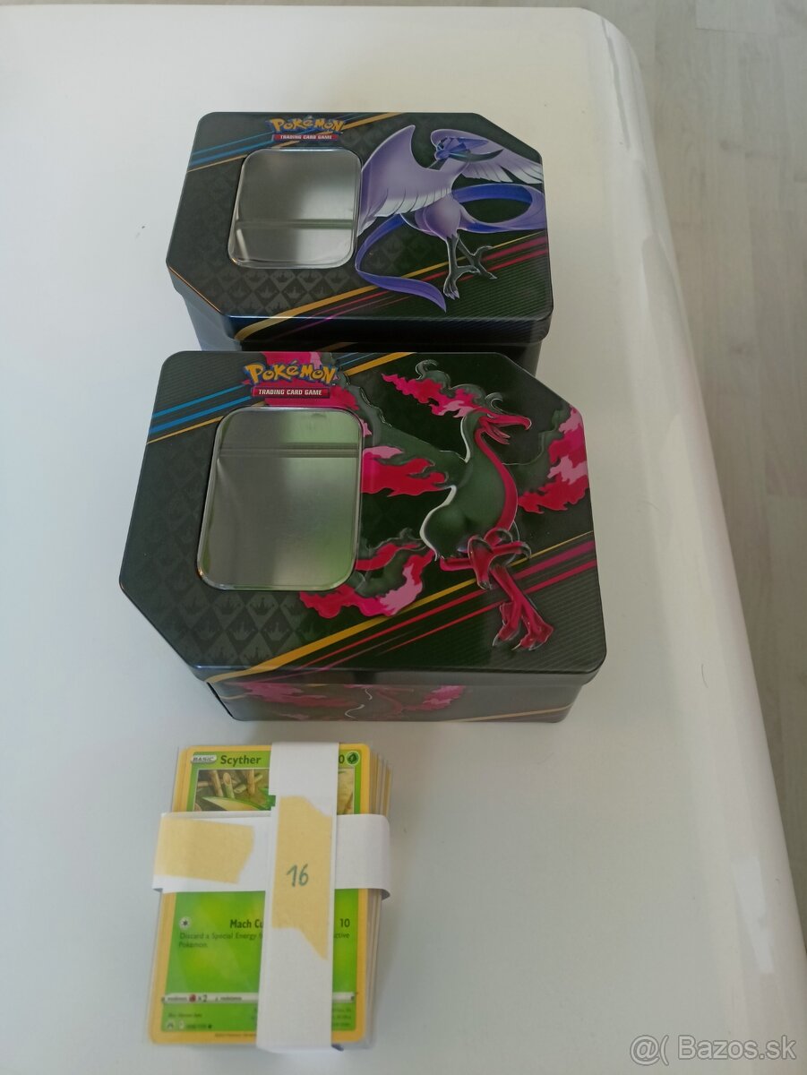 Pokémon sety - karty + plechovky - 9