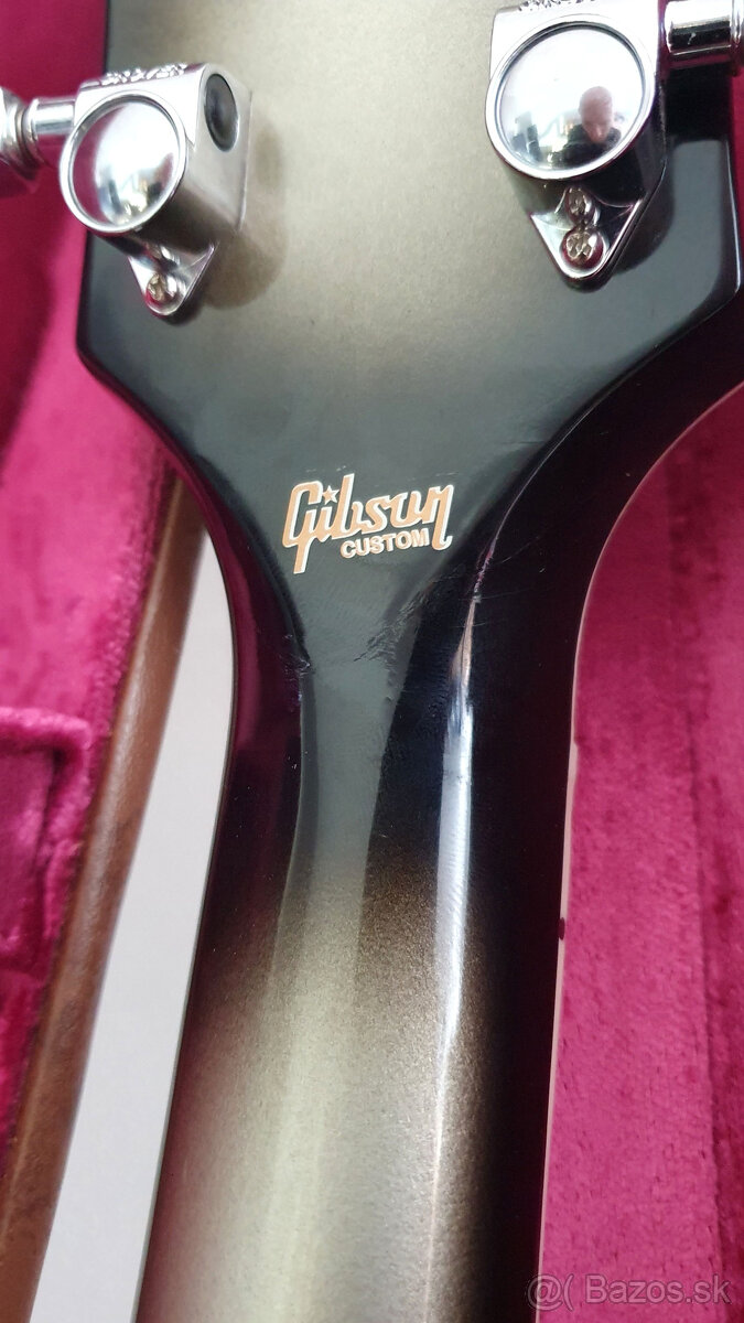 2013 Gibson Custom Shop Les Paul Custom Silverburst - 9