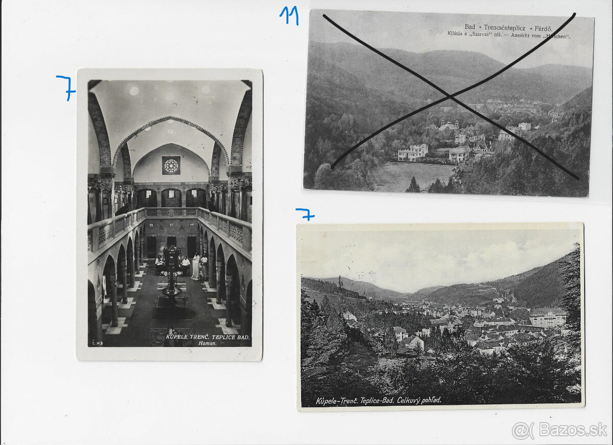 Predam stare pohladnice miest 3 - 9