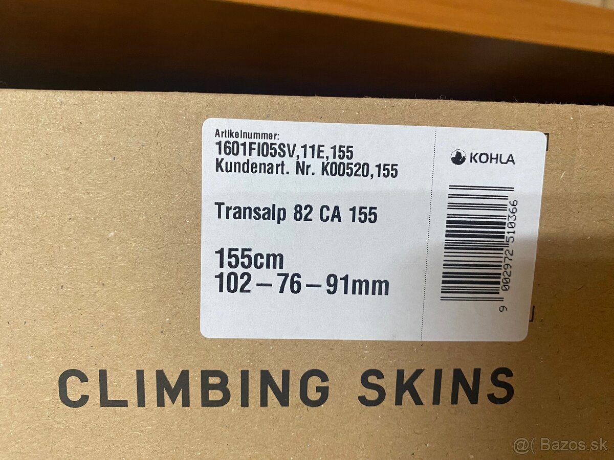 Fischer Transalp 82 (155 cm) – nový set s viazaním a pásmi - 9