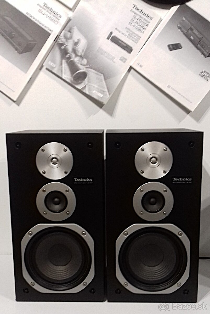TOP stav VZACNE reproduktory TECHNICS 40x21x22cm Japan, AB29 - 9