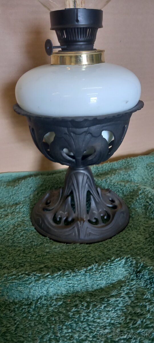 Starožitné petrolejové stolové lampy - 9