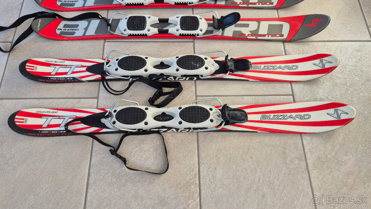 Predám karvingové lyže a bigfoot - snowblade lyže - 9