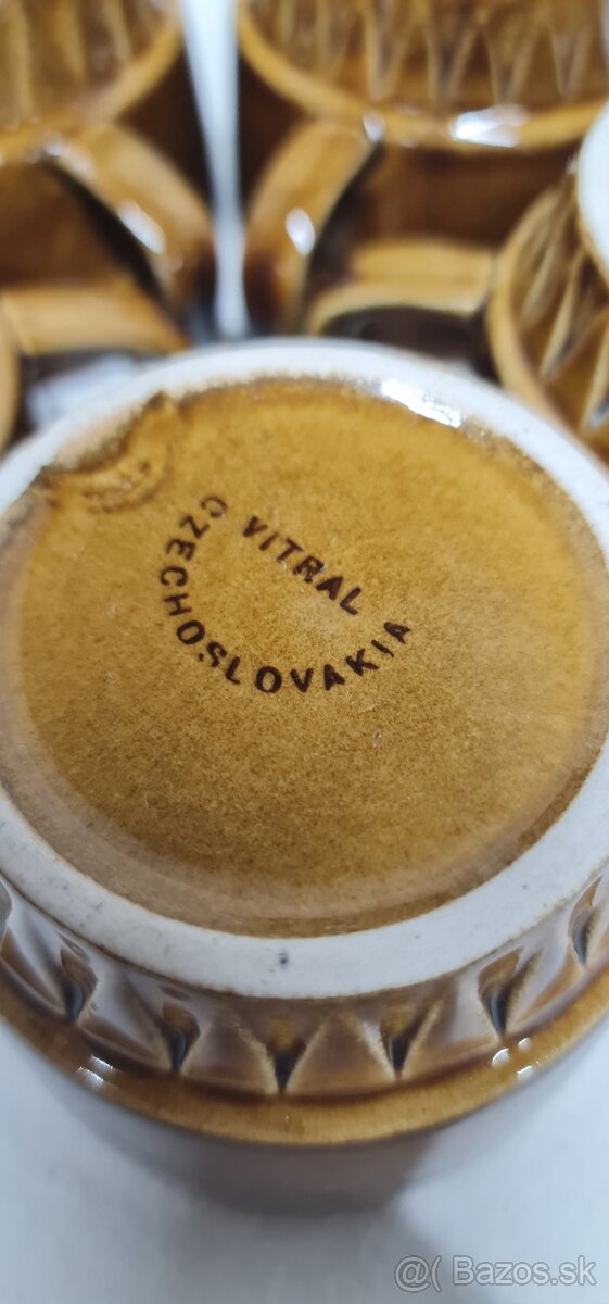 Čajová súprava KERA VITRAL Czechoslovakia ✨️ - 9