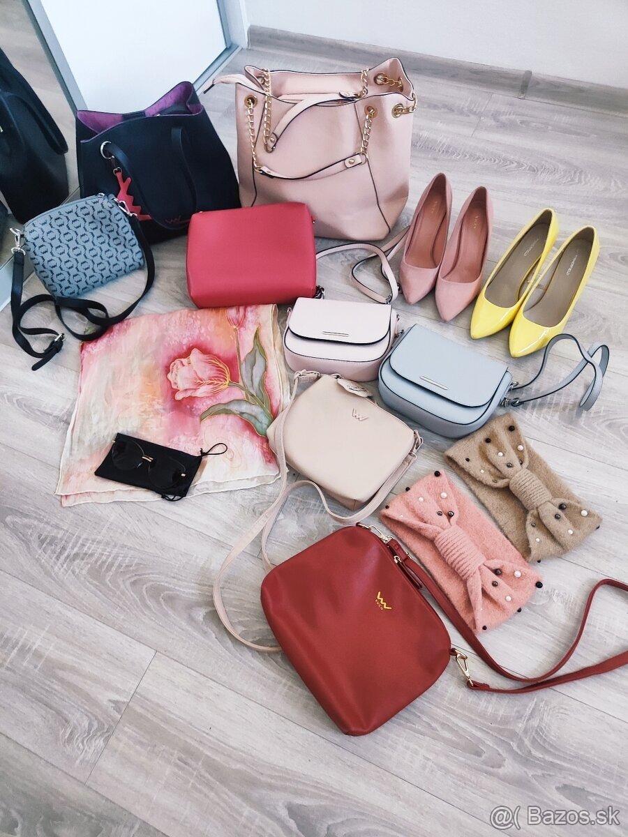 kabelky, lodičky, slnečné okuliare, čelenky, pončo, šatka - 9