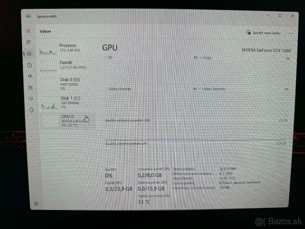 Intel i7-8700, 32GB, GTX 1080, 256GB NvMe - 9