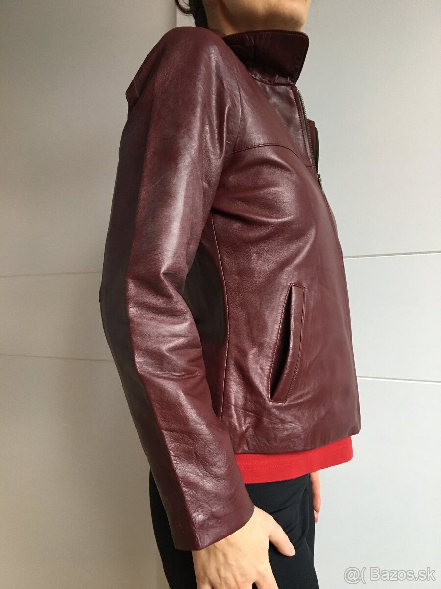 Predam lacno kabat pansky, fialovy- velk L - 9