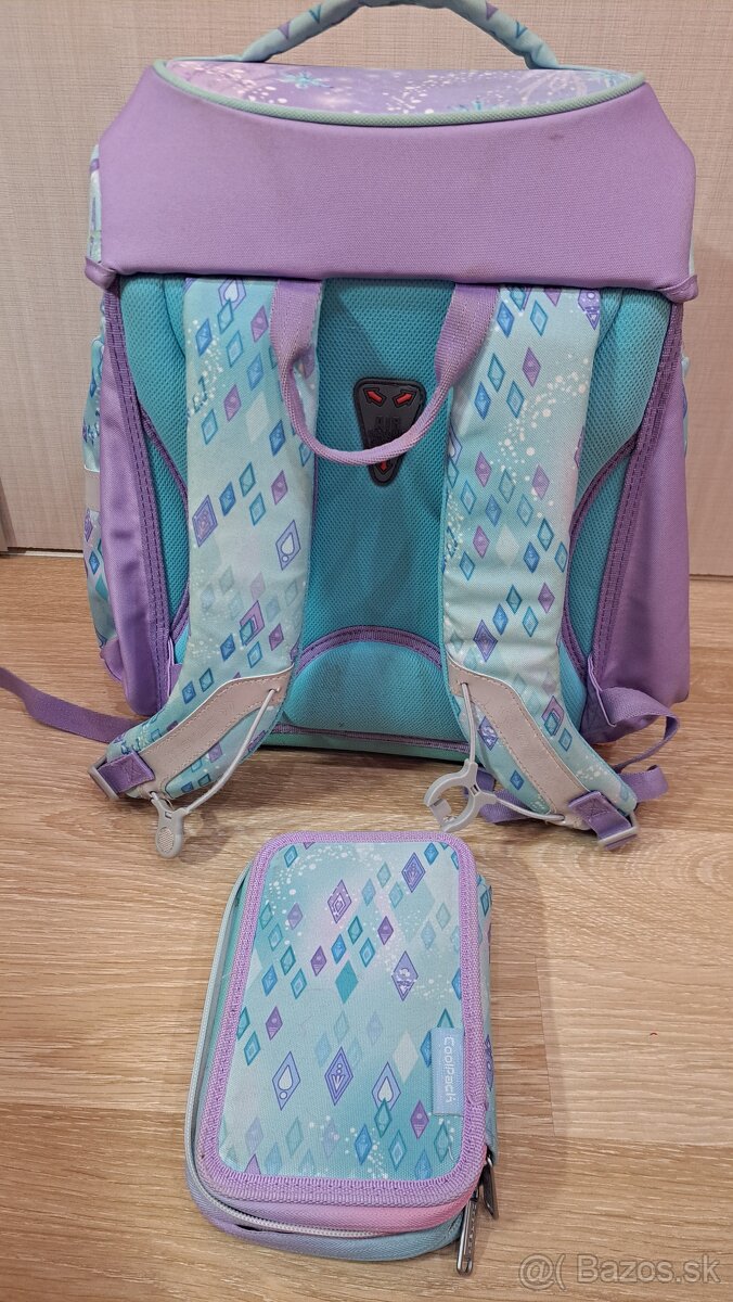 Školská taška Anna a Elsa + peračník - 9