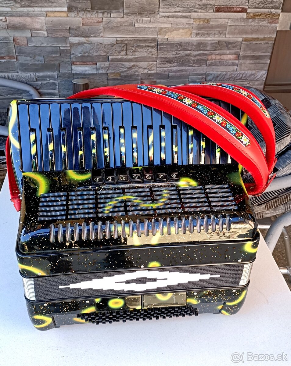 Akordeon , harmonika Golden Cup musette - 9