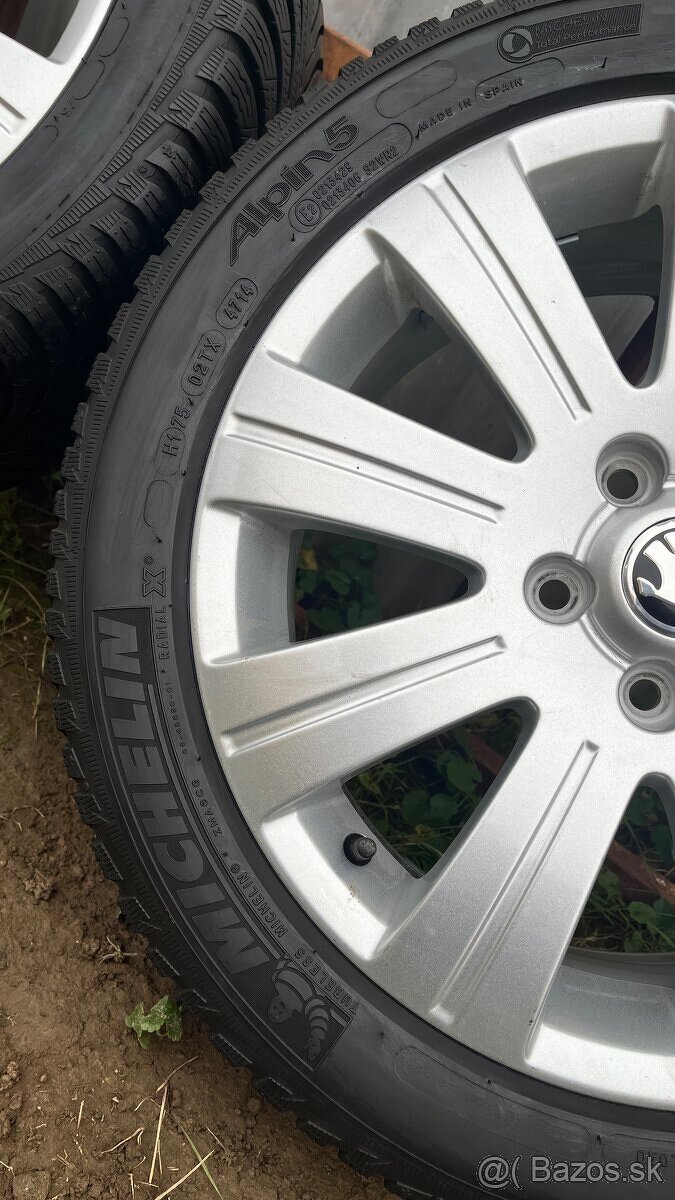 Zimná sada 5x112 r17 Octavia vw group - 9