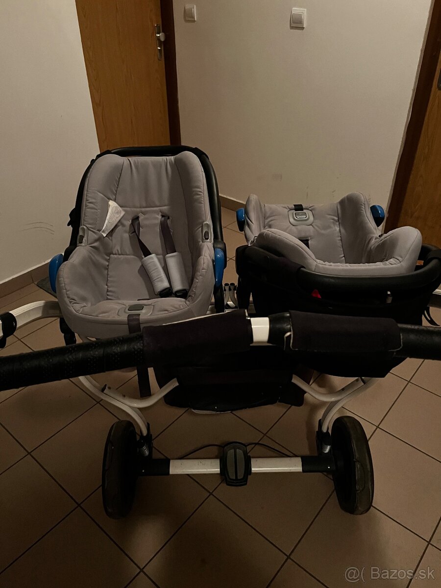 Kočík pre dvojičky Dalga - 9