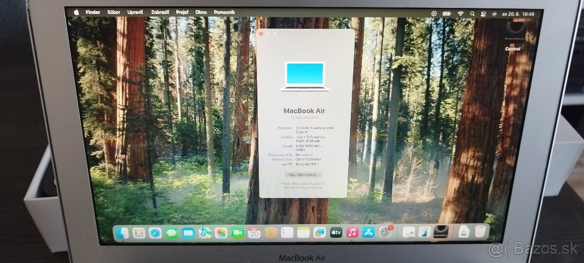 Mackbook Air 11" core i5 - 9