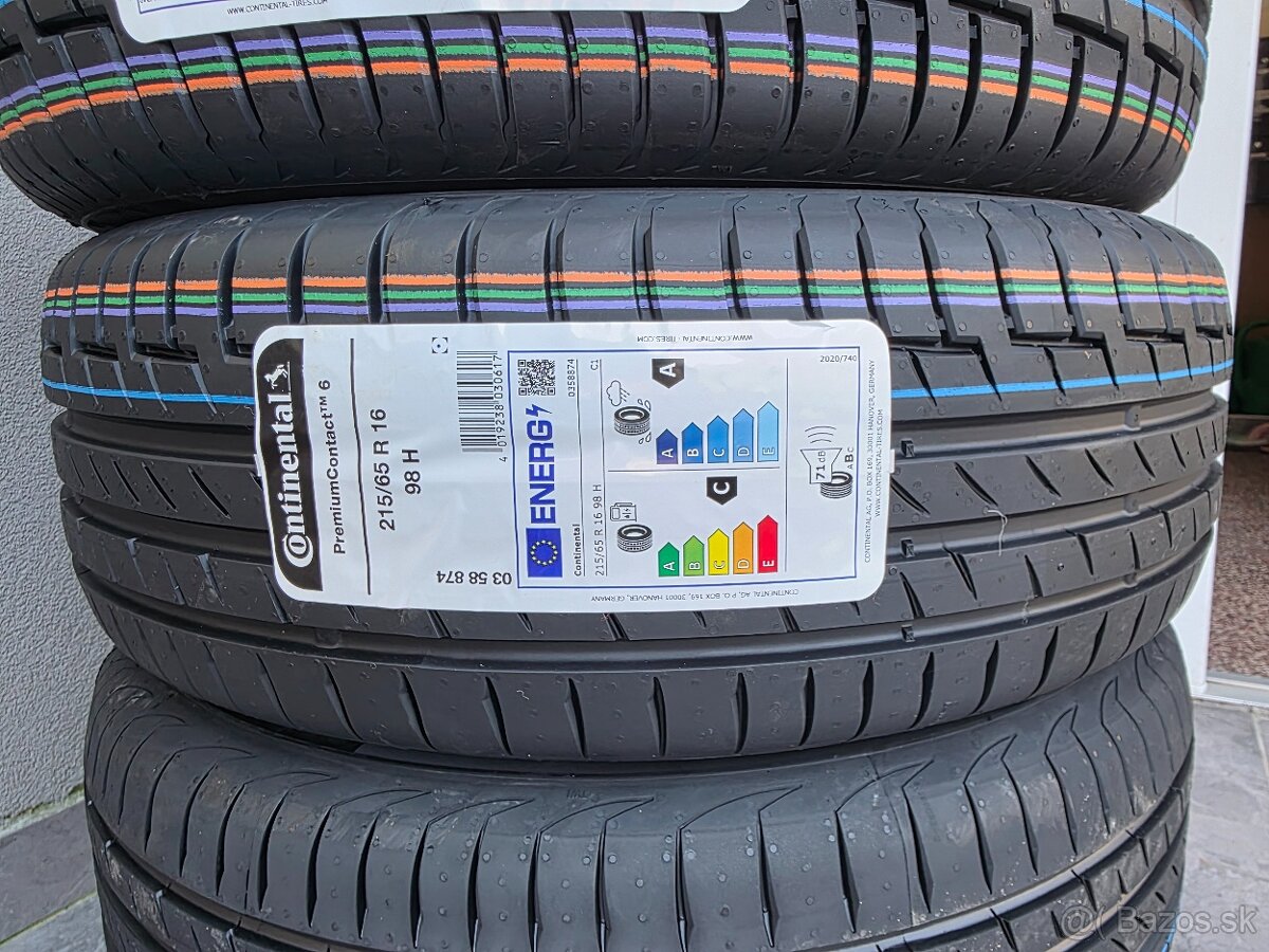 Letne pneumatiky 215/65 r18 Continental dot2026 - 9
