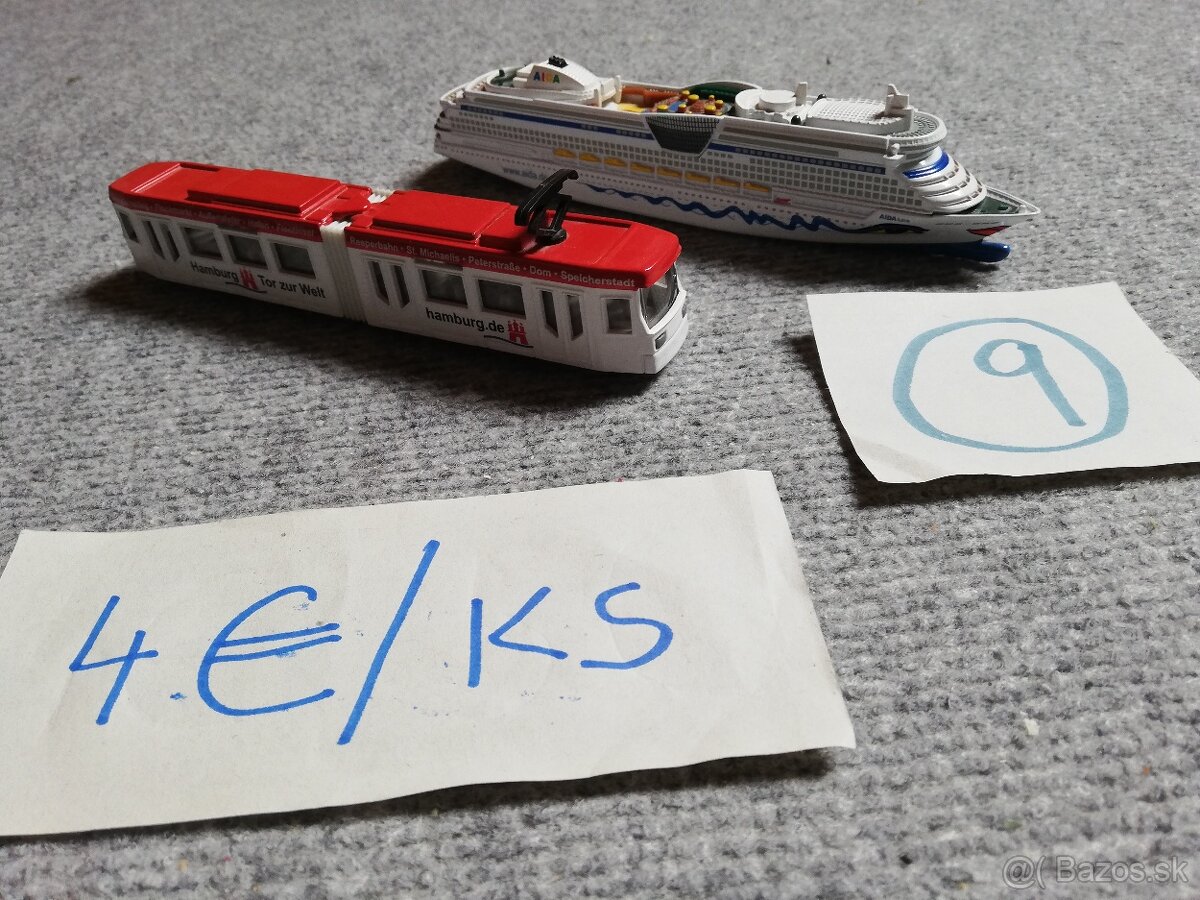 Autá, Hotwheels, loď, elekticka - 9