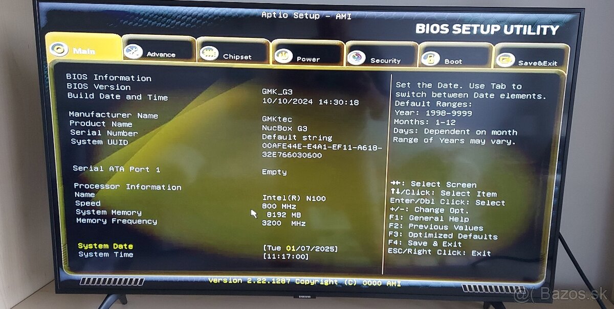 Mini PC-GMKtec G3, 8GB RAM, 256GB, Win 11Pro, nový. - 9
