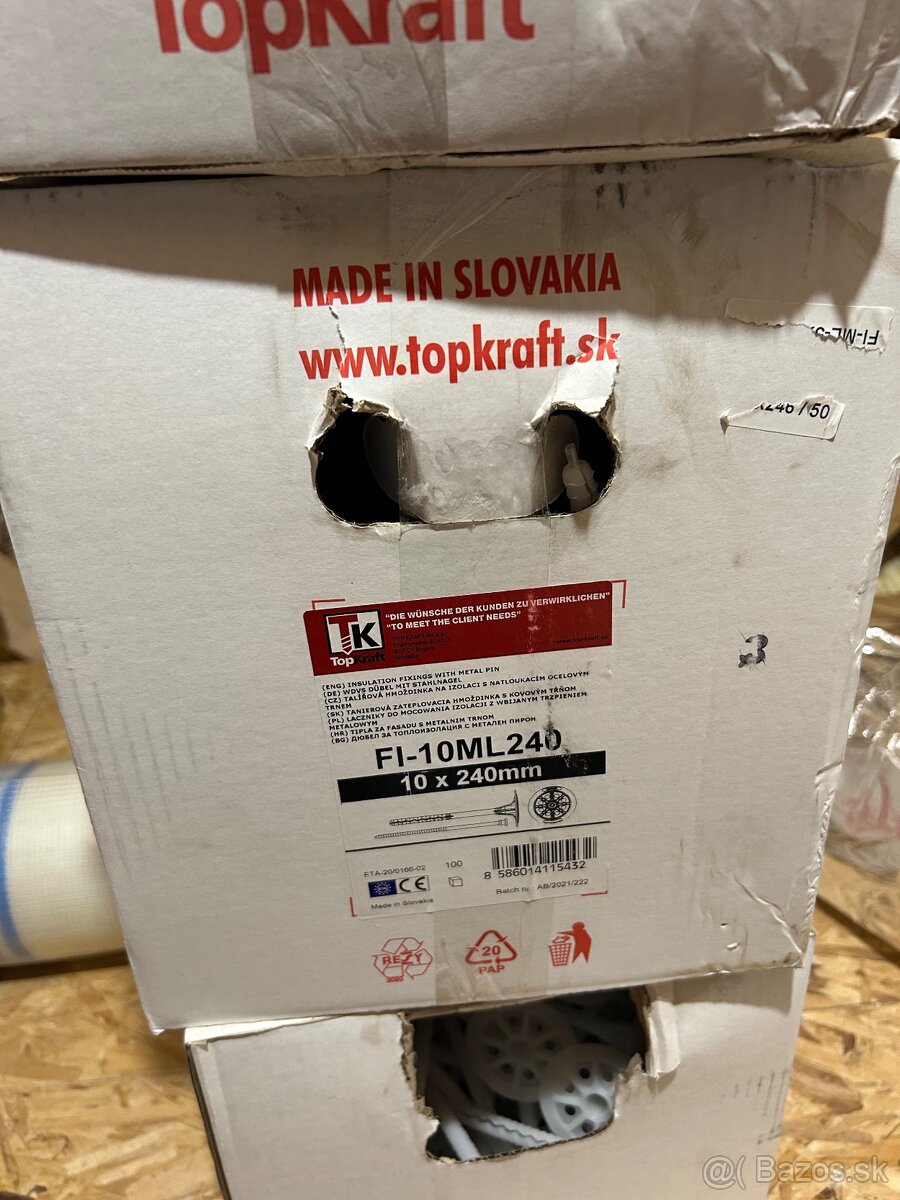 Hmozdiny , sieťka , styrodour ,okapove lišty ,nopova fólia - 9