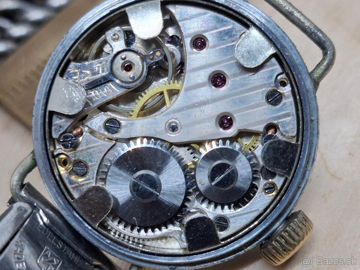 Predám funkčné starožitné náramkové hodinky Précia Etanche 4 - 9