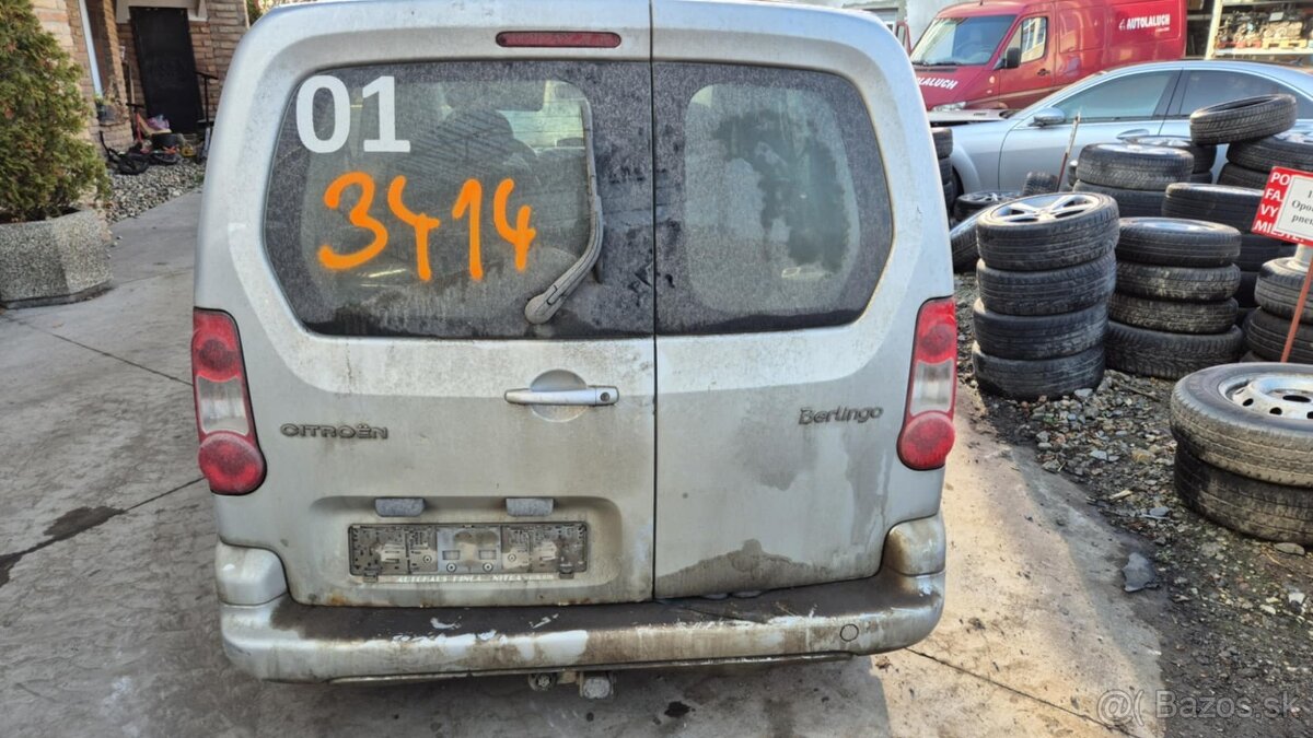 Citroen Berlingo Tepee 1,6HDI 68kw kód : 9H06 - 9