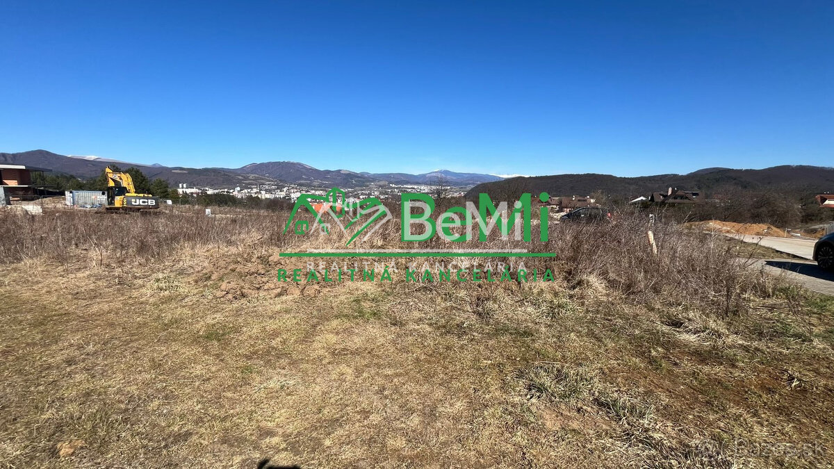 Stavebný pozemok 1208 m2, výhľad na mesto, Banská Bystrica - 9