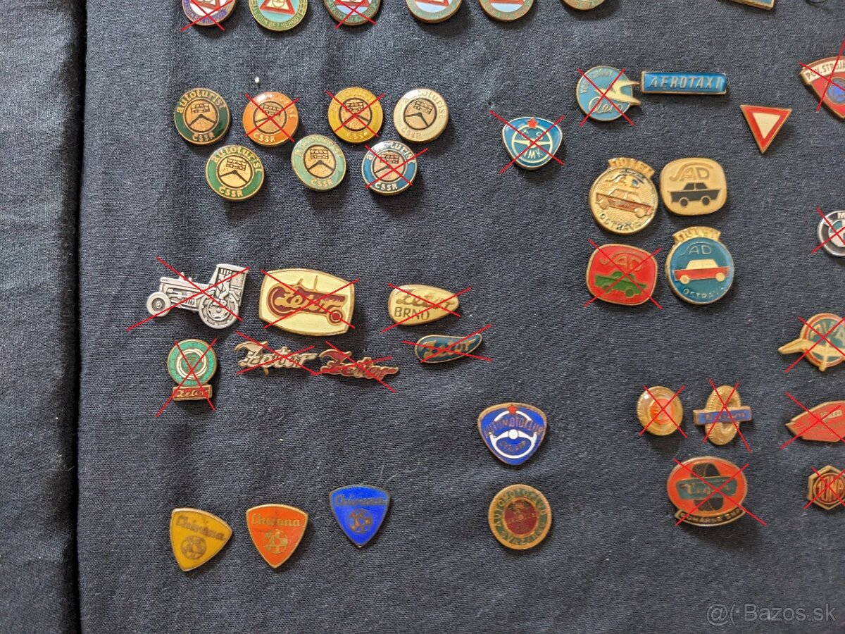 Predám tieto staré auto-moto odznaky - 9