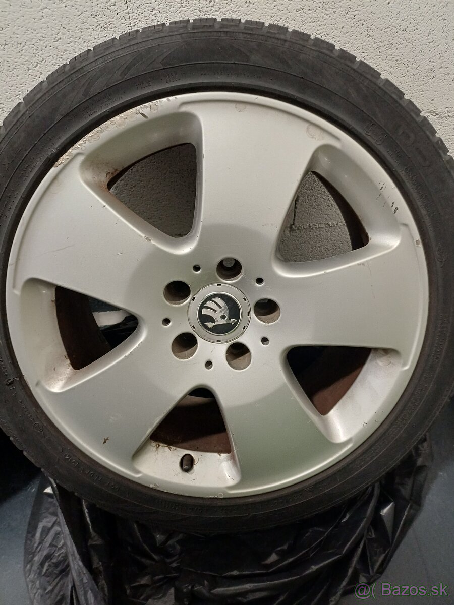 Predam disky r17 Skoda roztec 5x112mm - 9